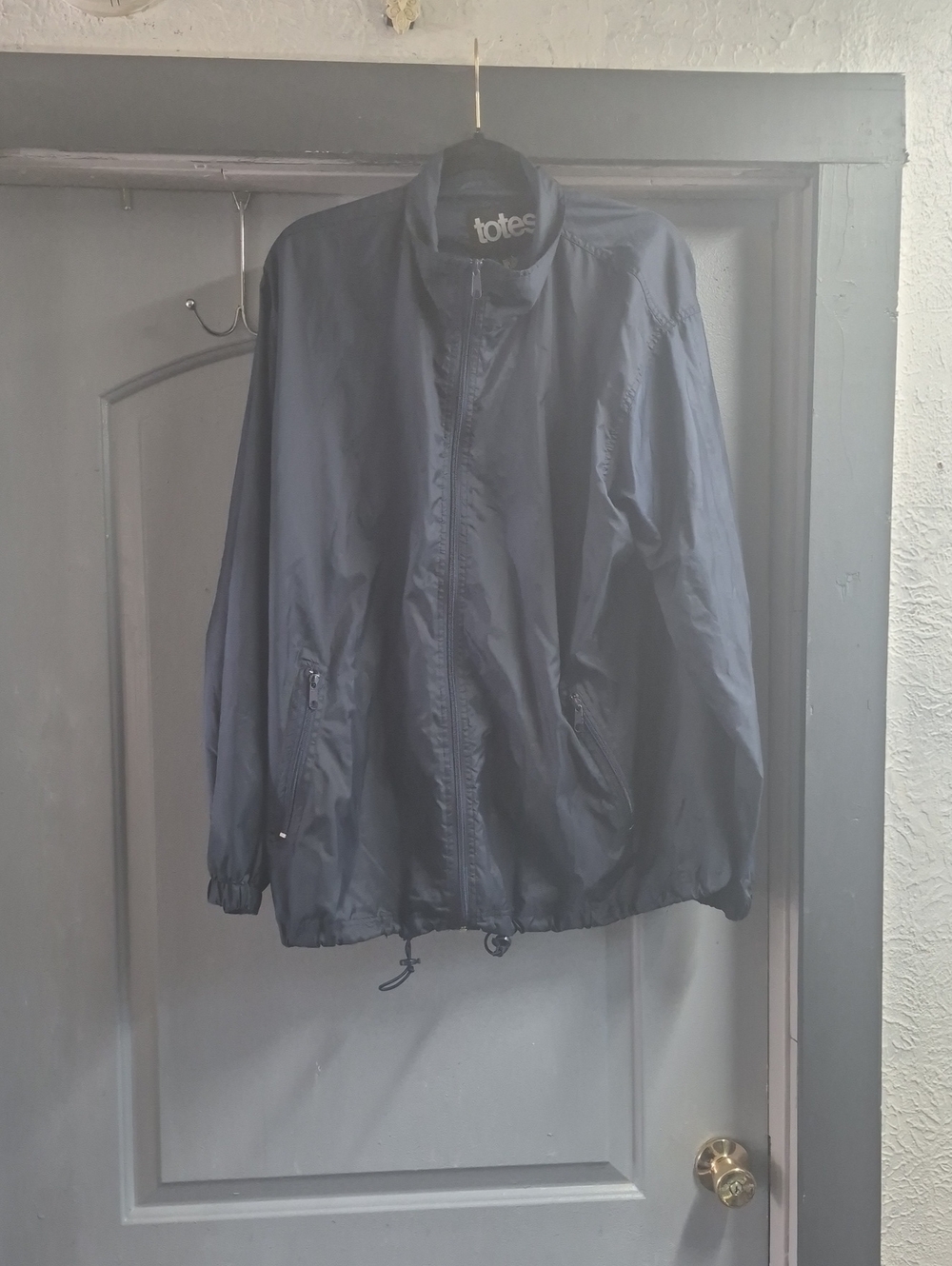 totes Men's Navy Windbreaker Jacket